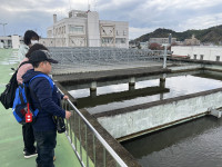 浄水場の見学