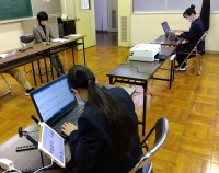 検定の様子