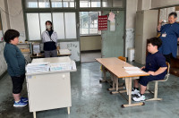 目標発表の様子