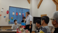 寮祭のクイズの様子