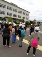 避難場所で点呼 避難場所で点呼