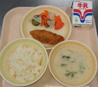 今日の給食 今日の給食