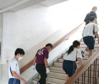 避難の様子