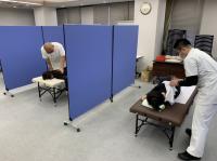 施術中の様子 施術中の様子