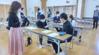 ペアでの会話の様子 ペアでの会話の様子