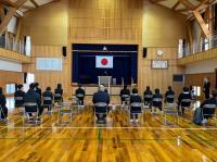 始業式の様子 始業式の様子