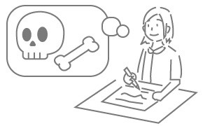 学習の様子のイラスト