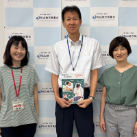 気象台の台長様とご一緒に