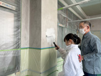 塗装の手伝った写真