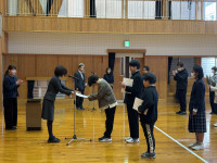 点字テスト表彰